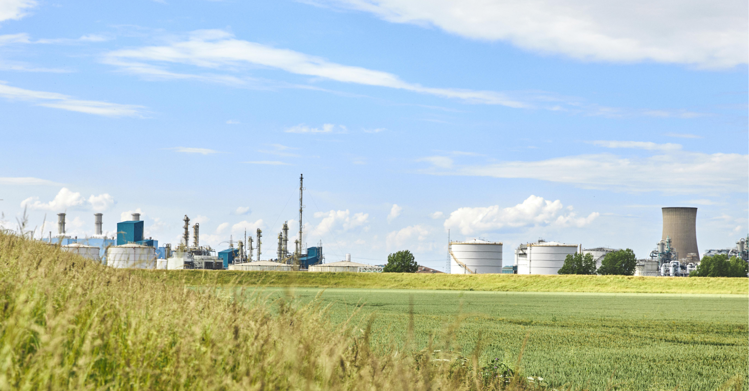 Biomethane production facility illustrating the future of renewable energy and waste-to-resource solutions